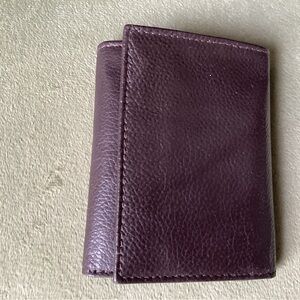 Elegant Black Leather Wallet by Joseph Abboud